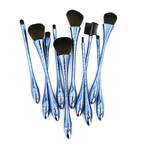 10 Piece Hour Glass Brush Set