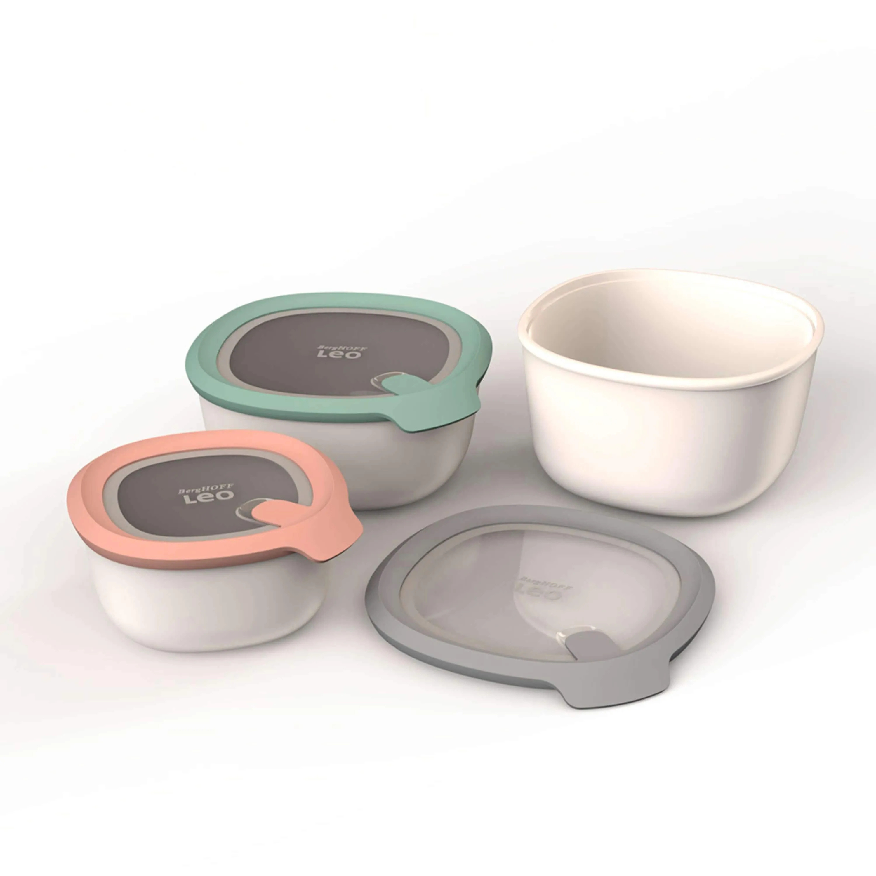 BergHOFF LEO To Go 3Pc Food Storage Container Set
