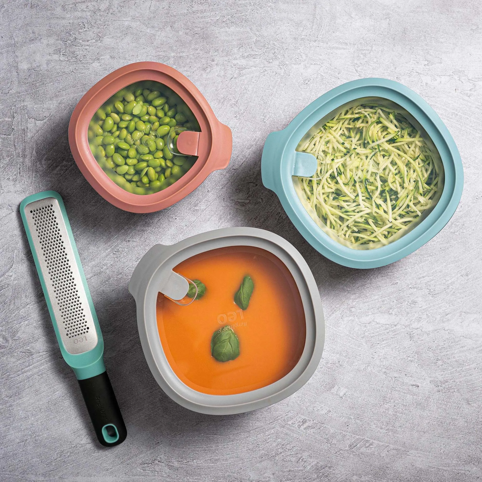 BergHOFF LEO To Go 3Pc Food Storage Container Set