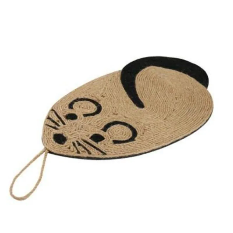 Cat Sisal Scratching Pad - Funny Mouse Scratcher