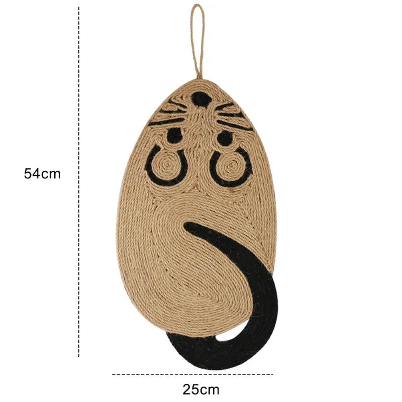 Cat Sisal Scratching Pad - Funny Mouse Scratcher