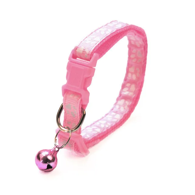Colorful Cute Bell Collar Footprint