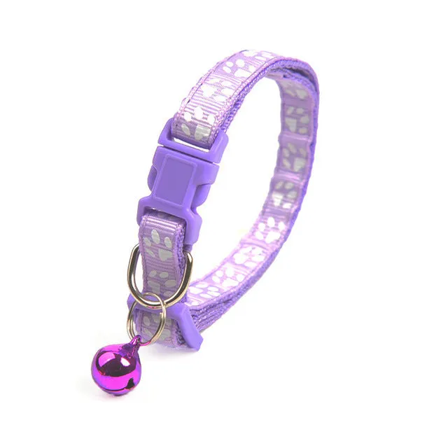 Colorful Cute Bell Collar Footprint