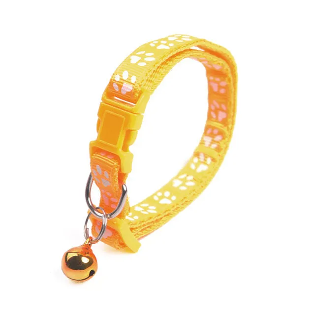 Colorful Cute Bell Collar Footprint