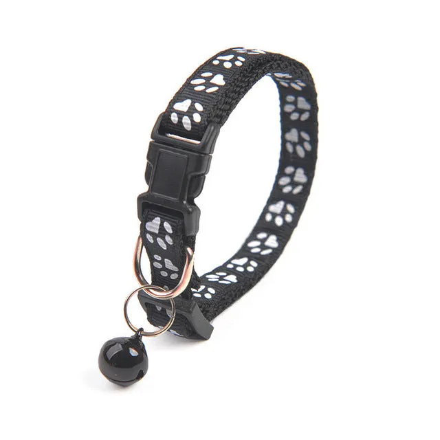 Colorful Cute Bell Collar Footprint