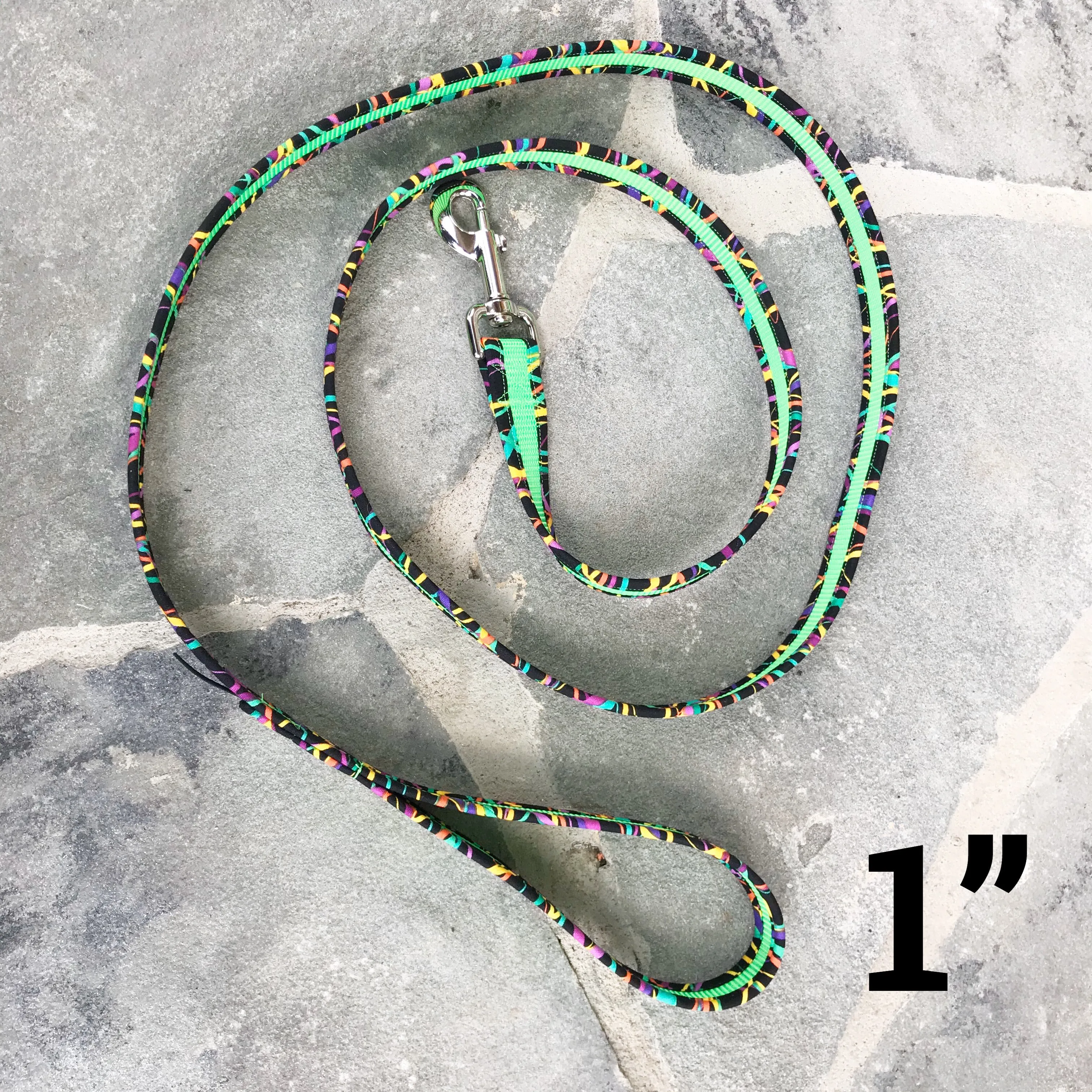 Dog Leash Mardi Green