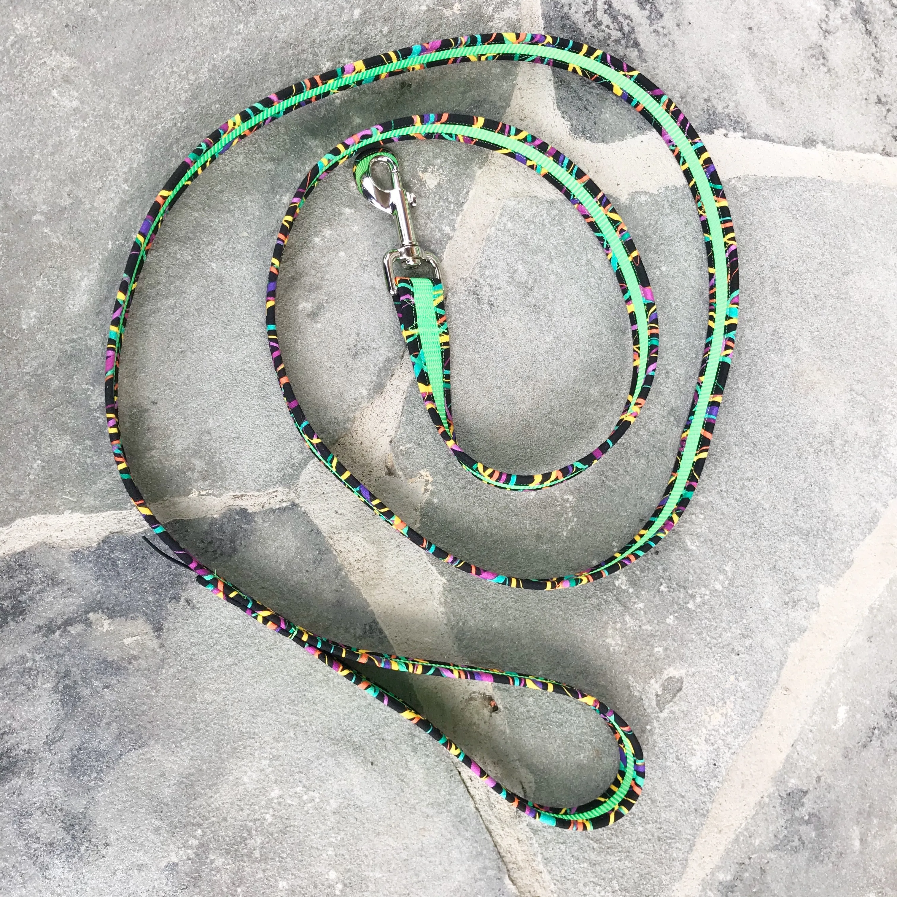 Dog Leash Mardi Green