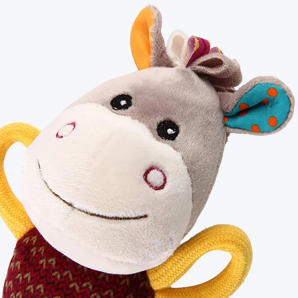 Donkey 'Plush Friendz' with Squeaker Medium