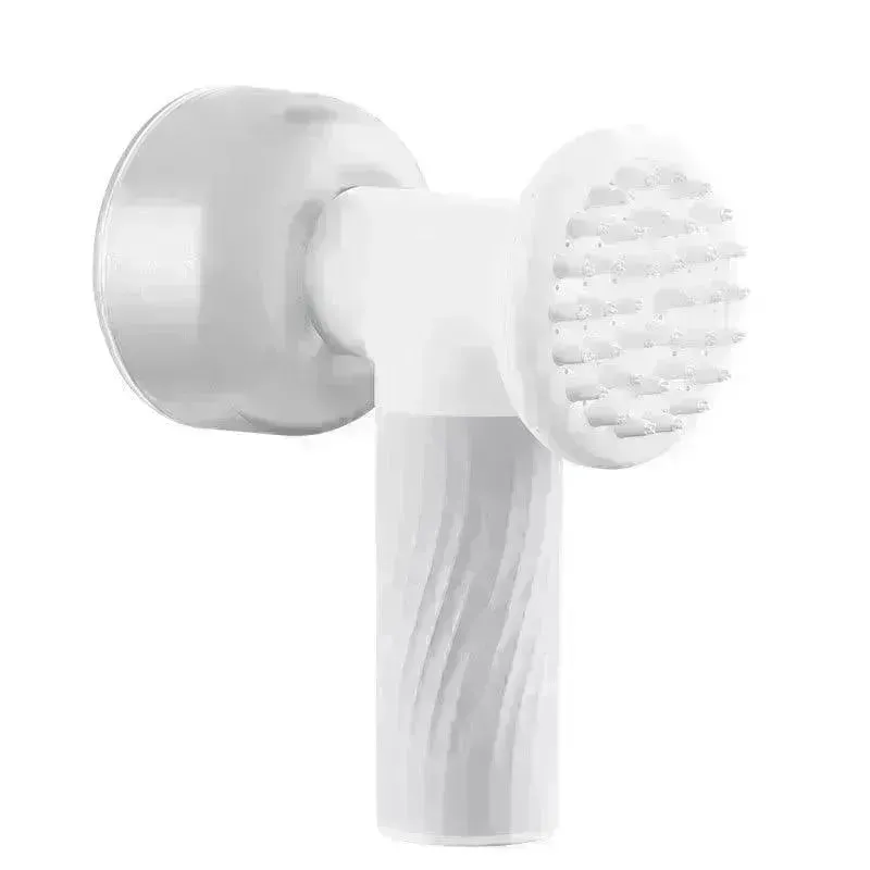 Electric Automatic Foaming Pet Bath Brush with Soap Dispenser