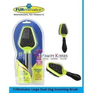 FURminator Large Dual Dog Grooming Brush