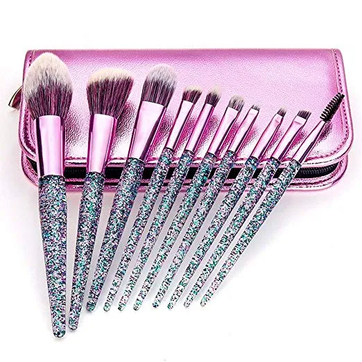 GLITTER QUEEN 10 PC BRUSH SET