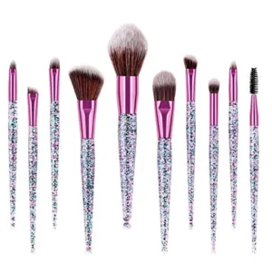 GLITTER QUEEN 10 PC BRUSH SET