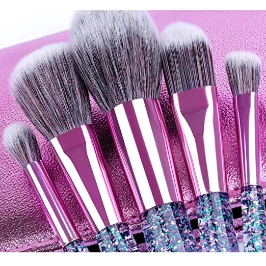 GLITTER QUEEN 10 PC BRUSH SET