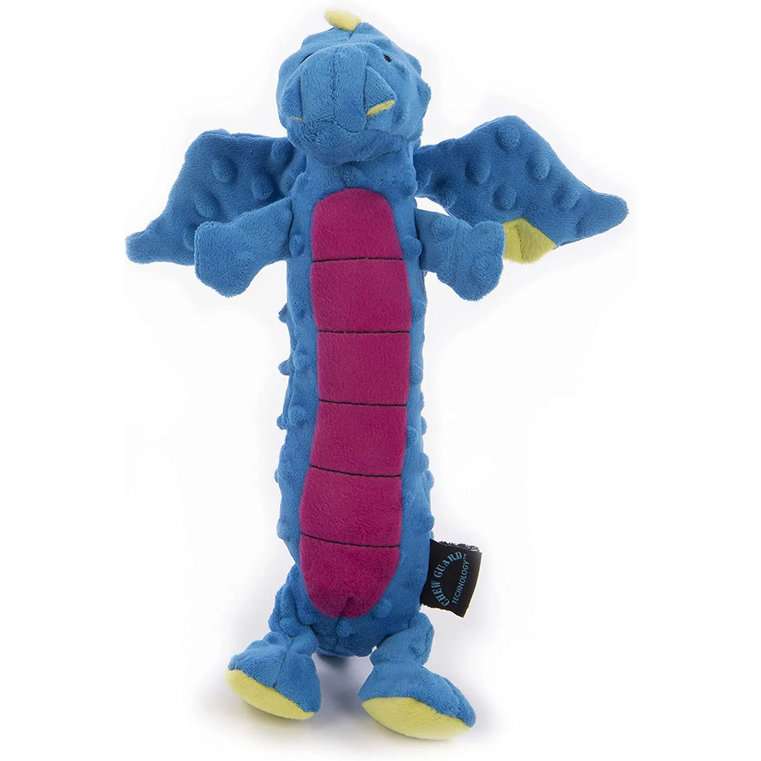 GoDog Large Turc Skinny Dragon Blue & Pink Belly
