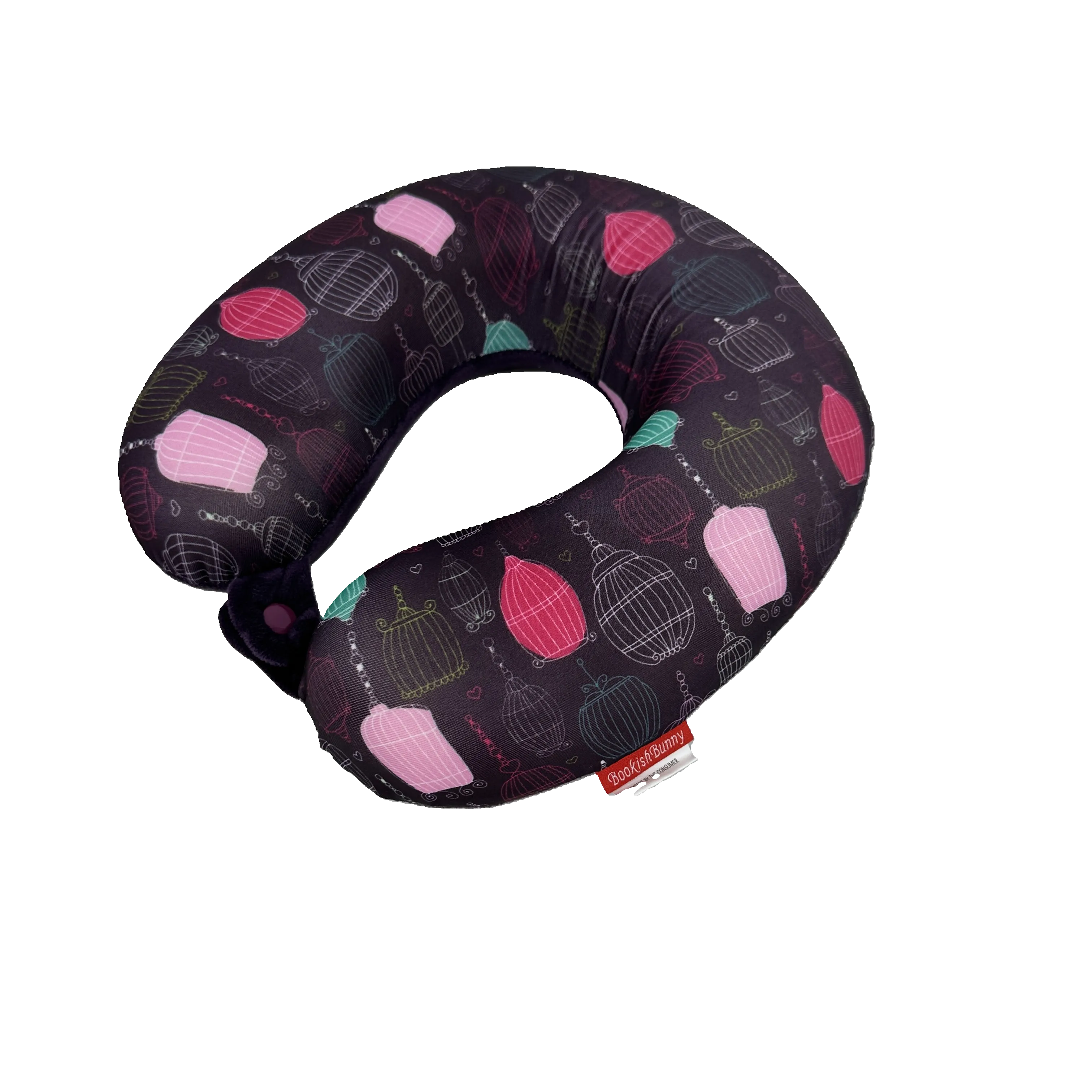 Kids Size Colorful Memory Foam U Shaped Travel Neck Pillow