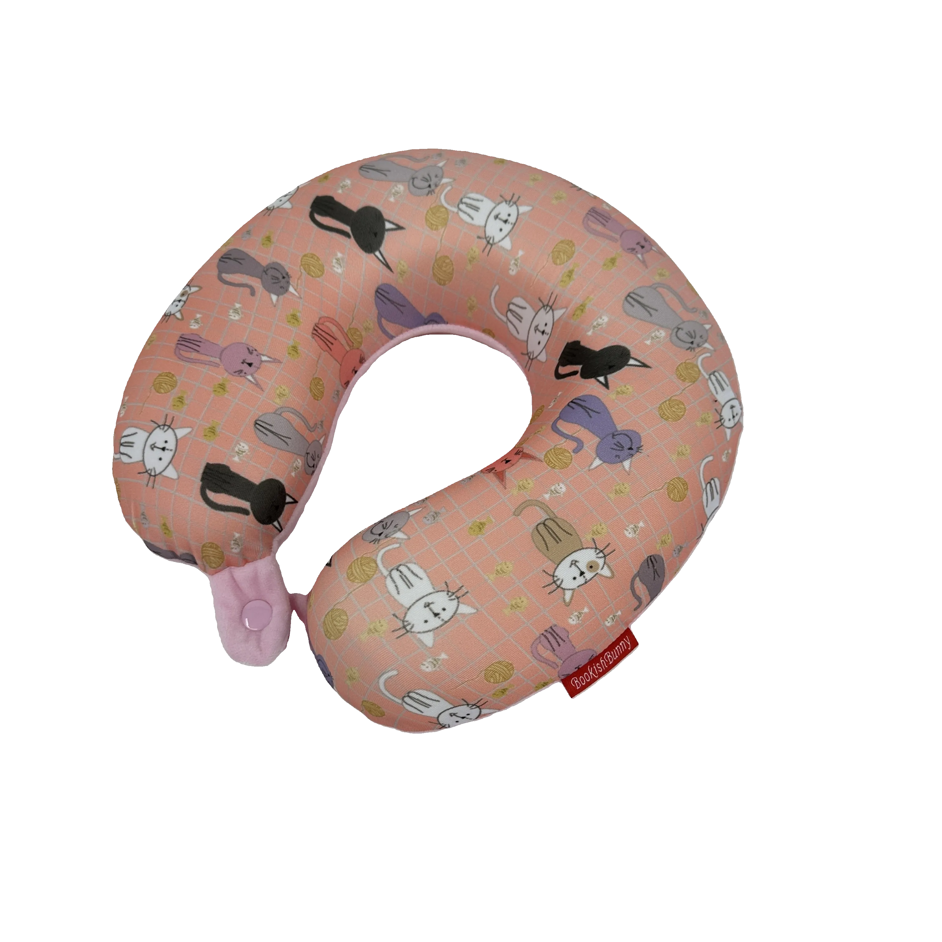 Kids Size Colorful Memory Foam U Shaped Travel Neck Pillow