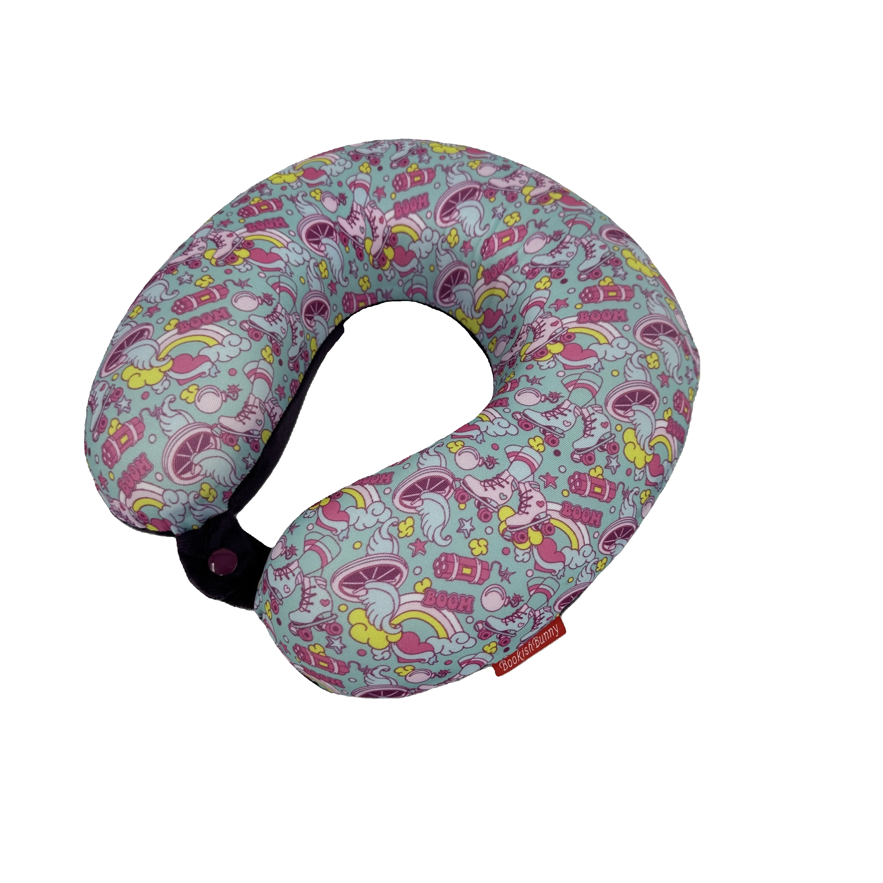 Kids Size Colorful Memory Foam U Shaped Travel Neck Pillow