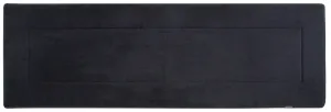 Memory Foam Runner in Black, 2 x 6 ft