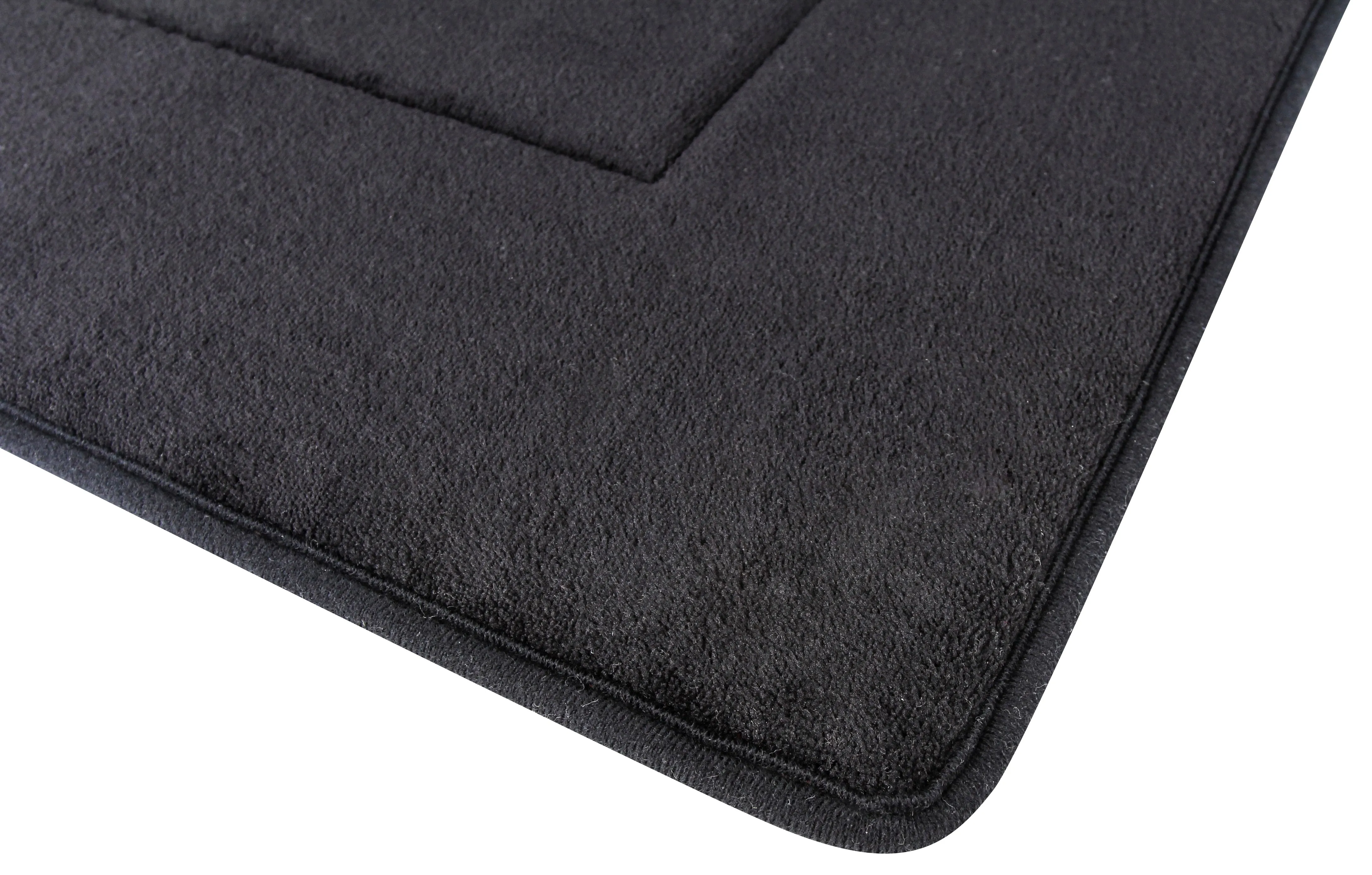 Memory Foam Runner in Black, 2 x 6 ft