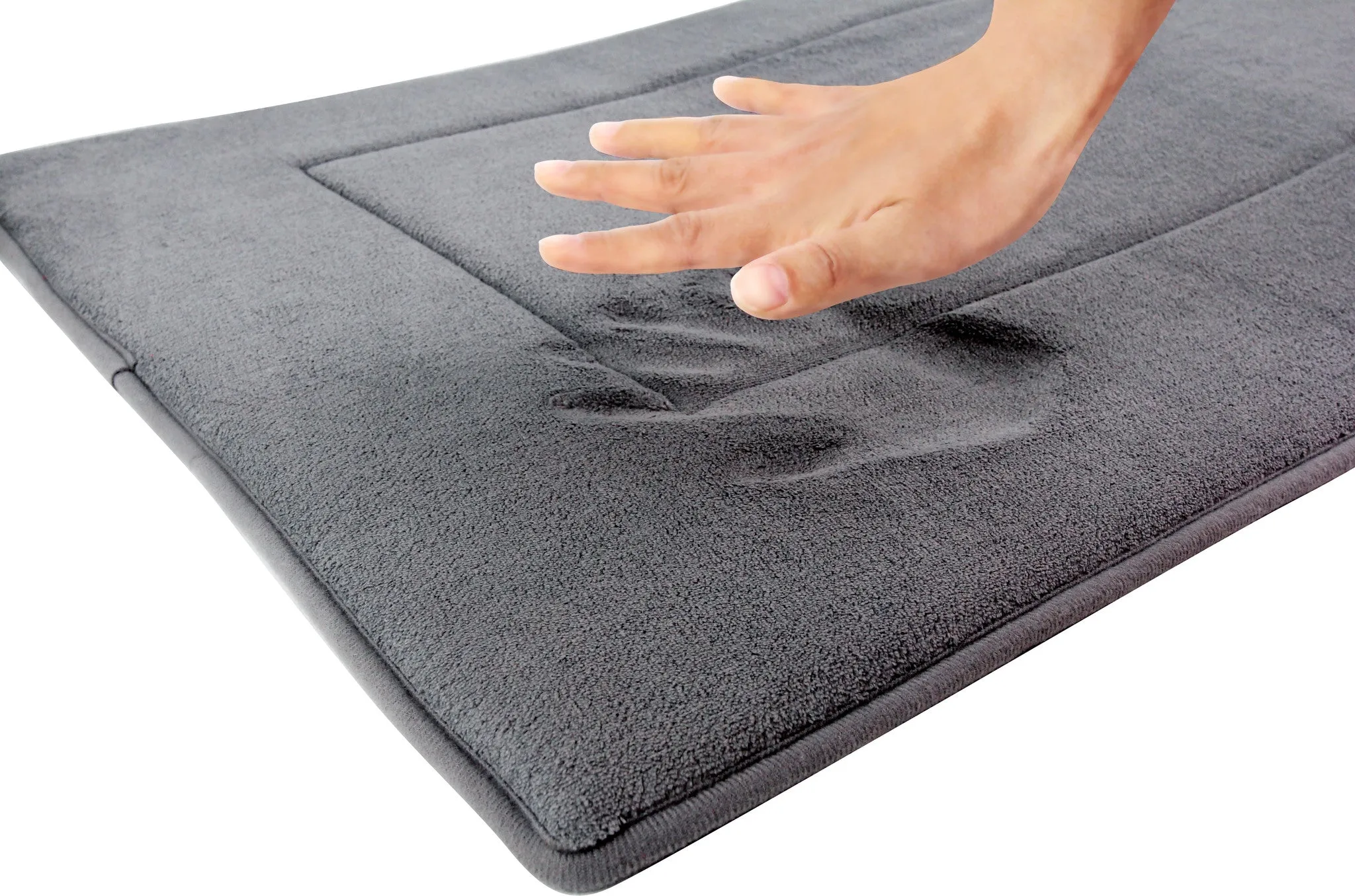 Memory Foam Runner in Slate Grey, 2 x 5 ft