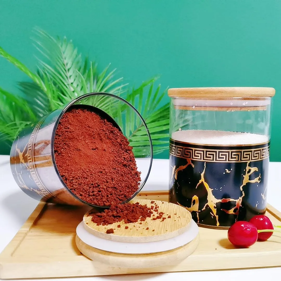 Mush Borosilicate Glass Containers with Bamboo Lid and Stand | Kitchen Organizer Items and Storage | Multipurpose Airtight Containers | 7 Pieces Kitchen Containers Set (4 X 350ml, 3 X 850ml)