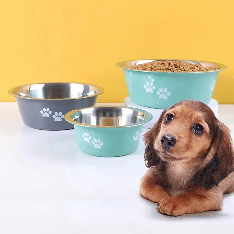 Non-Slip Stainless Steel Dog Bowl for All Sizes