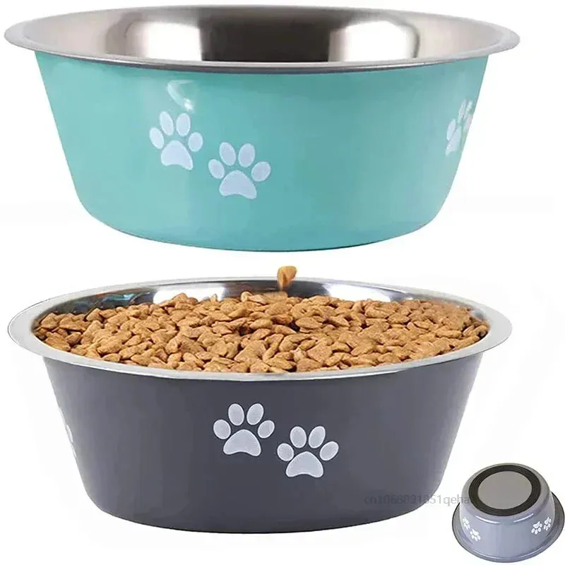 Non-Slip Stainless Steel Dog Bowl for All Sizes