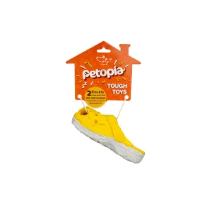Petopia Tough Cozy Slipper Large Rubber Dog Toy Assorted Colours^^^