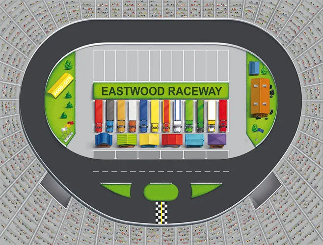 Small Raceway Track Play Blanket