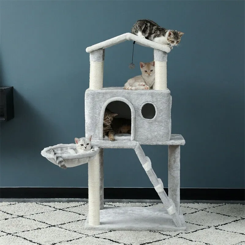 Stylish Winter Home Cat Tree