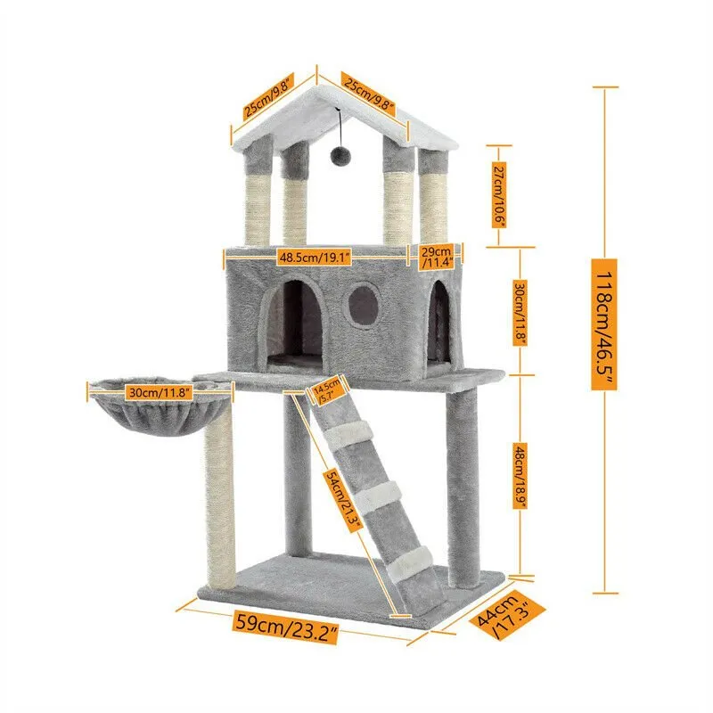 Stylish Winter Home Cat Tree
