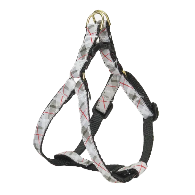 Teacup Harness | Gray Plaid