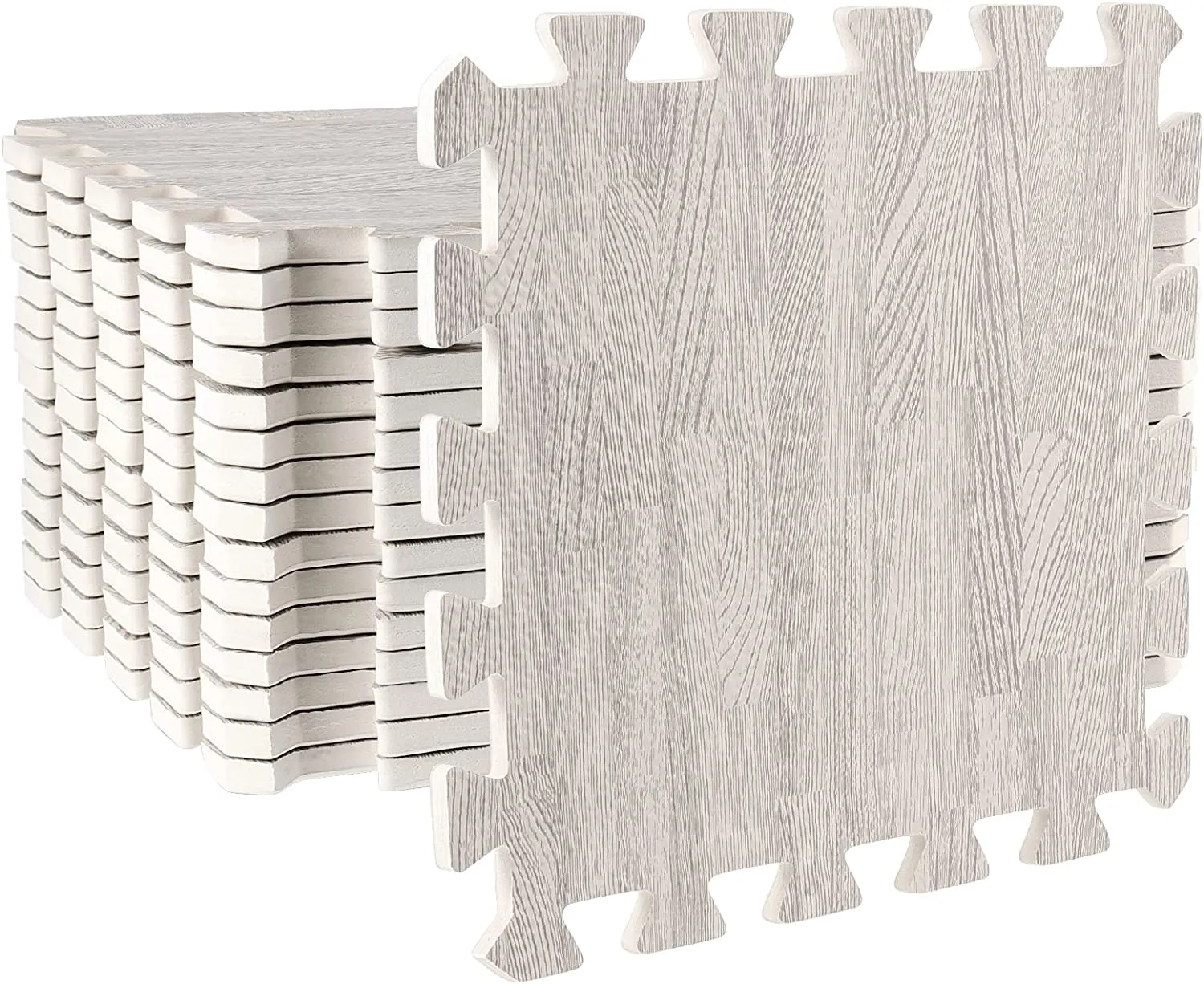 Wood Effect Puzzle Play Mat Tiles: Ideal for Safe Play Areas