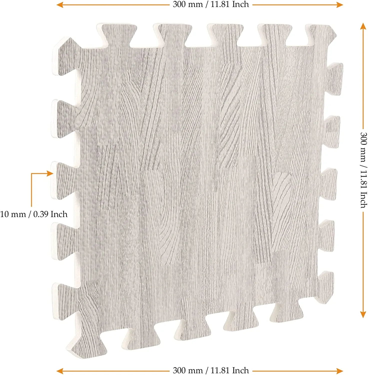 Wood Effect Puzzle Play Mat Tiles: Ideal for Safe Play Areas