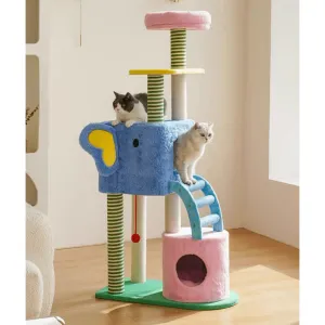 ZEZE Spring Elephant Cat Playground
