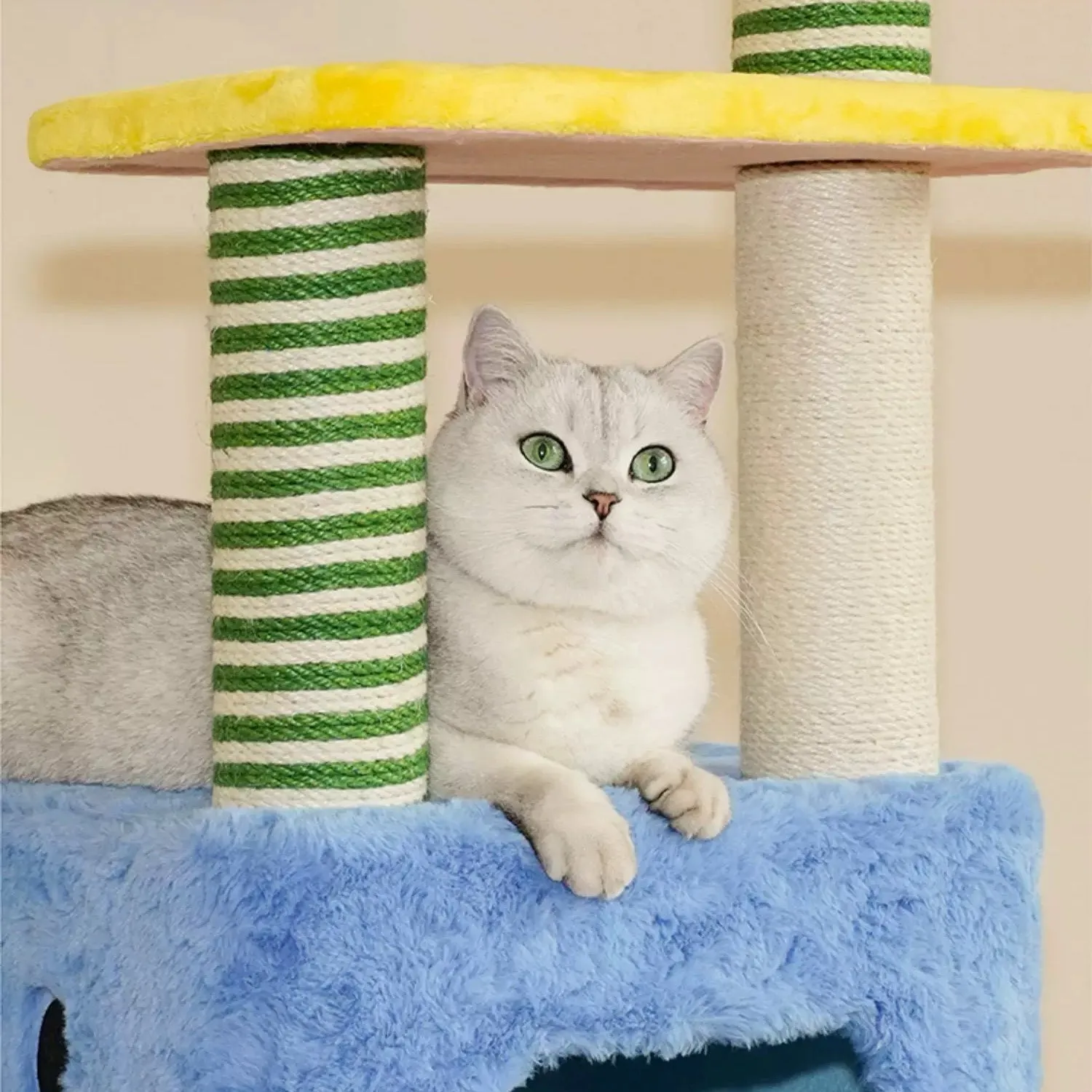 ZEZE Spring Elephant Cat Playground